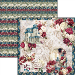 Ciao Bella BOHEMIAN BURGUNDY Paper Pad 30x30cm