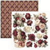 Ciao Bella BOHEMIAN BURGUNDY Fussy Cut Pad 15x15cm