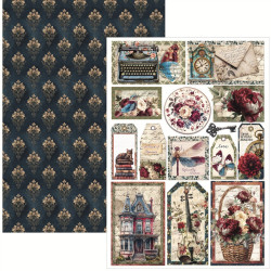 Ciao Bella BOHEMIAN BURGUNDY Creative Pad A4