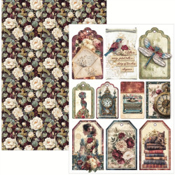 Ciao Bella BOHEMIAN BURGUNDY Creative Pad A4