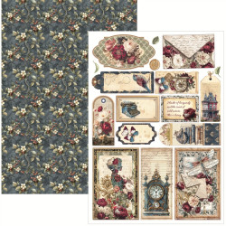 Ciao Bella BOHEMIAN BURGUNDY Creative Pad A4