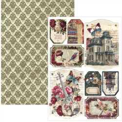 Ciao Bella BOHEMIAN BURGUNDY Creative Pad A4