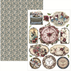 Ciao Bella BOHEMIAN BURGUNDY Creative Pad A4