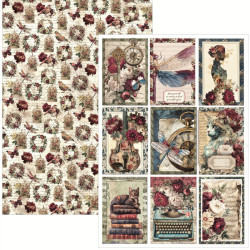Ciao Bella BOHEMIAN BURGUNDY Creative Pad A4