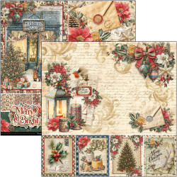 Ciao Bella MERRY & BRIGHT Paper Pad 20x20cm