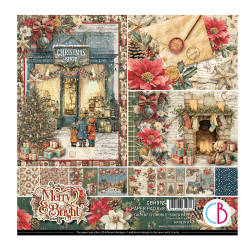Ciao Bella MERRY & BRIGHT Paper Pad 20x20cm