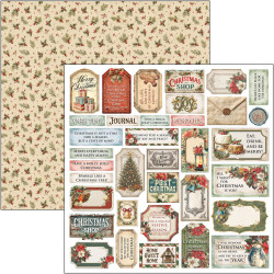 Ciao Bella MERRY & BRIGHT Paper Pad 30x30cm