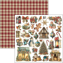 Ciao Bella MERRY & BRIGHT Paper Pad 30x30cm