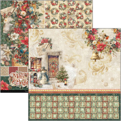 Ciao Bella MERRY & BRIGHT Patterns Pad 30x30cm
