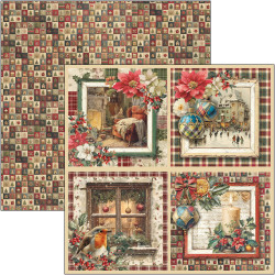 Ciao Bella MERRY & BRIGHT Patterns Pad 30x30cm