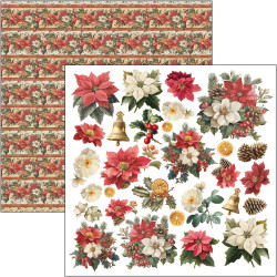 Ciao Bella MERRY & BRIGHT Patterns Pad 30x30cm