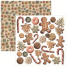 Ciao Bella MERRY & BRIGHT Fussy Cut Pad 15x15cm