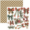 Ciao Bella MERRY & BRIGHT Fussy Cut Pad 15x15cm
