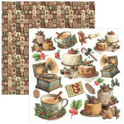 Ciao Bella MERRY & BRIGHT Fussy Cut Pad 15x15cm
