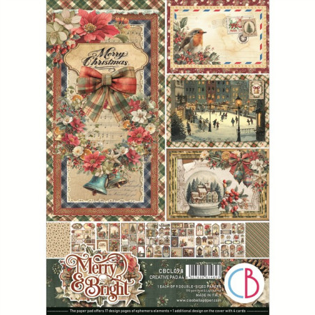 Ciao Bella MERRY & BRIGHT Creative Pad A4