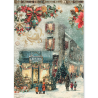 Ciao Bella MERRY & BRIGHT A5 Rice Paper Mixed 8fogli