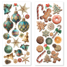 Ciao Bella MERRY & BRIGHT Transparent Adhesive Sheets 5pz