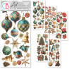 Ciao Bella MERRY & BRIGHT Transparent Adhesive Sheets 5pz