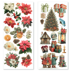 Ciao Bella MERRY & BRIGHT Transparent Adhesive Sheets 5pz