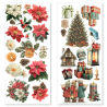 Ciao Bella MERRY & BRIGHT Transparent Adhesive Sheets 5pz