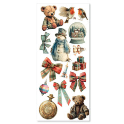 Ciao Bella MERRY & BRIGHT Transparent Adhesive Sheets 5pz
