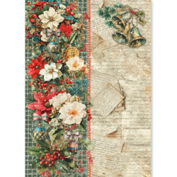 Ciao Bella Cozy Christmas A5 Rice Paper Mixed 8fogli