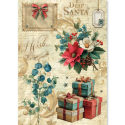 Ciao Bella Cozy Christmas A5 Rice Paper Mixed 8fogli
