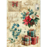 Ciao Bella Cozy Christmas A5 Rice Paper Mixed 8fogli