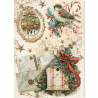 Ciao Bella Cozy Christmas A5 Rice Paper Mixed 8fogli