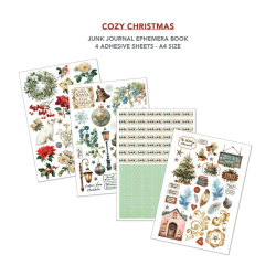 Ciao Bella Cozy Christmas A4 Junk Journal Ephemera Book 32pz