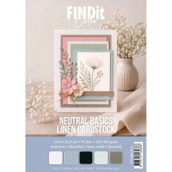 Linen Cardstock A5 Neutral Basics 75 FOGLI
