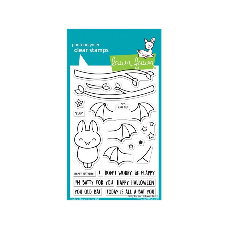 LAWN FAWN Batty for You Clear Stamp