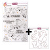 SET Timbro Clear-Mi 2654-CLEM-E Foxy Adventures + Fustelle Cut-Mi 88618-CML-E