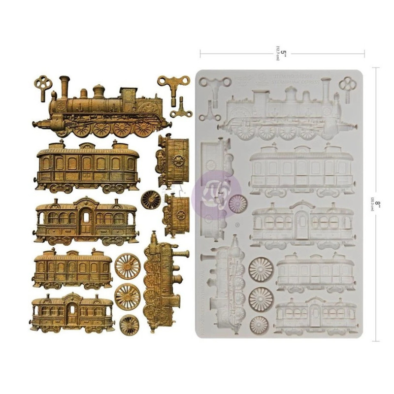 Finnabair Steampunk Express Decor Moulds