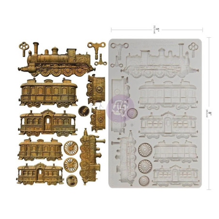 Finnabair Steampunk Express Decor Moulds