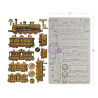 Finnabair Steampunk Express Decor Moulds
