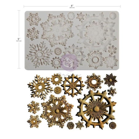 Finnabair Frosty Gears Decor Moulds