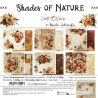 Craft o' Clock Shades Of Nature Paper COLLECTION and BASIC designs Set 20x20cm 24fg