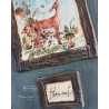 Re-Design with Prima Marketing Vintage Timber Christmas Decor Mould