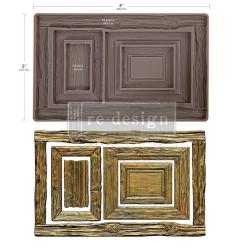 Re-Design with Prima Marketing Vintage Timber Christmas Decor Mould