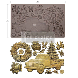 Re-Design with Prima Marketing Country Christmas Delivery Decor Mould
