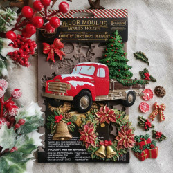 Re-Design with Prima Marketing Country Christmas Delivery Decor Mould