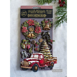 Re-Design with Prima Marketing Country Christmas Delivery Decor Mould