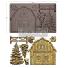 Re-Design with Prima Marketing Homestead Holiday Decor Mould