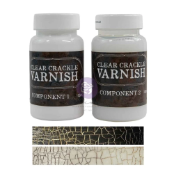 Finnabair Art Extravagance Clear Crackle Varnish Set (2x100ml)