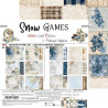 Craft o' Clock Snow Game Paper COLLECTION and BASIC designs Set 20x20cm 24fg