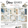 Craft o' Clock Snow Game Paper Collection Set 30x30cm 6fg