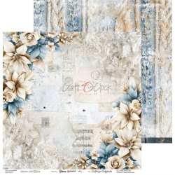 Craft o' Clock Snow Game Paper Collection Set 30x30cm 6fg