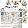 Craft o' Clock Snow Game Paper Collection Set 30x30cm 6fg
