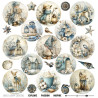Craft o' Clock Snow Game Paper Collection Set 30x30cm 6fg